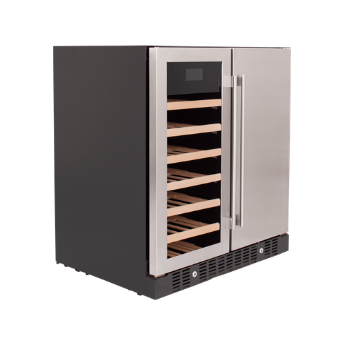 SnoMaster - 176L Double Door Stainless Steel Beverage/Wine Cooler - PRO SERIES (Photo: 2)